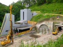 Building a second tunnel near Eptingen Switzerland - 