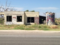Building on the highway between Roswell amp Tatum New Mexico I couldnt really explore it BC of a broken leg 