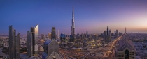 Burj Khalifa at Dusk by Rafael RC Concepcion 