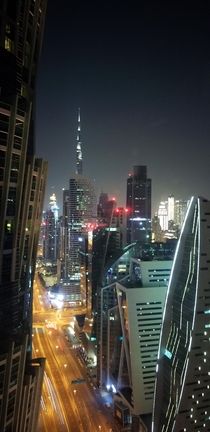 Burj Khalifa from my hotel room  floors up 