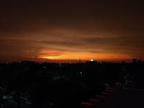 Burning Sky in Lucknow India