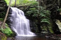 Bushkill Falls PA - Short hikes and multiple beautiful waterfalls 