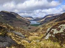 Buttermere from Green Crag Lake District UK 