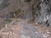 Bypassed by a tunnel going through the mountain Tochio Takayama Japan 