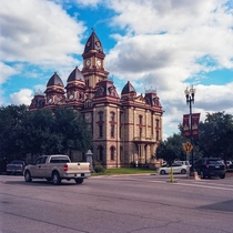 Caldwell County Courthouse in Lockhart TX - Alfred Giles amp Henry EM Guidon 