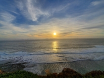 California Ocean Sunset  