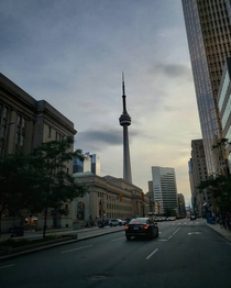 Calm in Downtown Toronto Last Evening