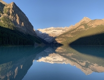 Calm morning at Lake Louise Alberta Canada 