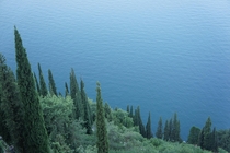 Calm waters of Lago di Como Italy 