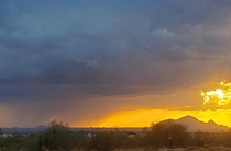 Camelback Mountain at sunset Phoenix AZ 