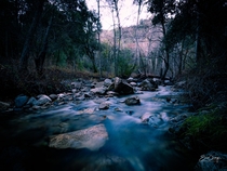 Camped near this river stream in Los Padres National Forest CA 