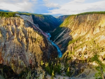Canyon area of Yellowstone Natl Park WY 