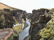 Canyon near Vik Iceland 