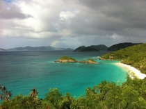 Caribbean Paradise Trunk Bay St John  Calm before the storm Dec 
