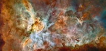 Carina Nebula  by NASA Hubble