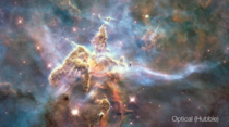 Carina Nebula in visible light