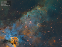 Carina Nebula Up Close  Hour Narrowband SHO 