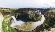 Carved from glacial floods Palouse Falls WA 
