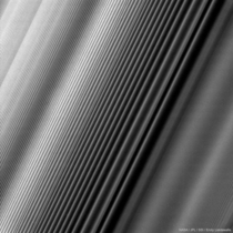 Cassini captured the density waves in Saturns rings CreditNASAJPLSSI Emily Lakdawalla