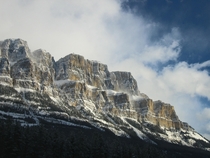 Castle Mountain Rocky Mountains Canada 
