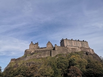 Castle on the hill Edinburgh Castle