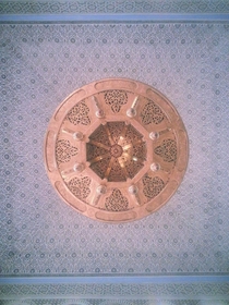 Ceiling of Arfoud Mosque Morocco 