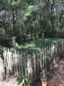 Cemetery on island in NC