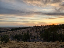 Central Oregon sunset 