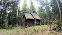 Chapel in the forest Russia