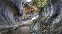 Cheile Baniei gorge located in Romania 