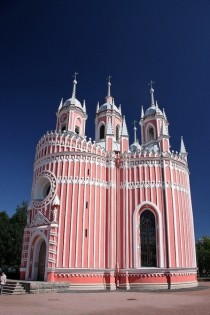 Chesme Church in St Petersburg Russia 
