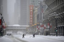 Chicago after heavy snow 