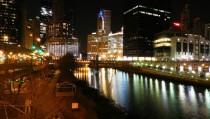 Chicago at night oc x