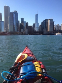 Chicago by kayak Best view in town Taken  