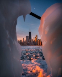 Chicago during winter