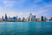 Chicago IL USA from the lake 