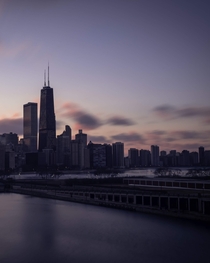 Chicago sunset 