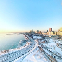 chilly chicago sunrise 