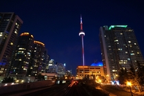 Chilly Night in Toronto ft CN Tower 