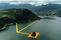 Christo The Floating Piers - Lake Iseo Italy 