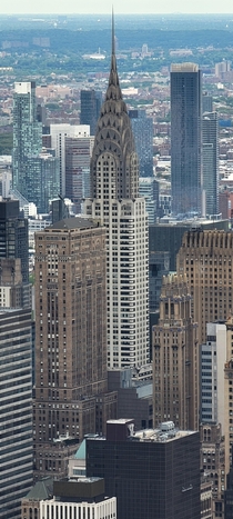 Chrysler Building NYC from Edge at Hudson Yards