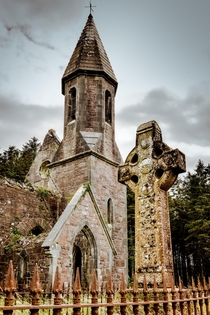 Church of Ireland ruins in Tourmakeady Co Mayo 