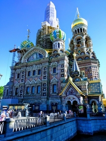 Church of the Saviour on Blood St Petersburg Russia  x 