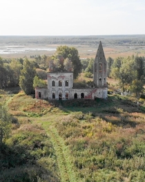 Church ruins in the swamps