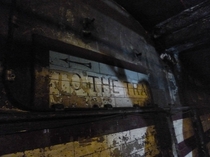 Churchills secret station - Down Street Tube Station closed in  converted to a bunker during the war and gently decaying since big album with captions in comments