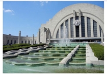 Cincinnati Union Terminal- The Art Deco building opened  described at the time as a Temple to Transportation by the press The railroad station was restored -