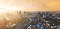 City of Melbourne sunset
