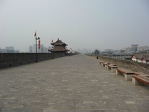 City wall of Xian China 