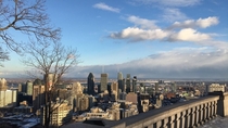 Clear day in Montreal Quebec