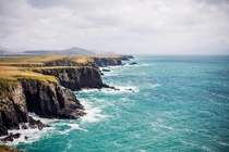 Cliffs along the coast near Dingle Ireland x 